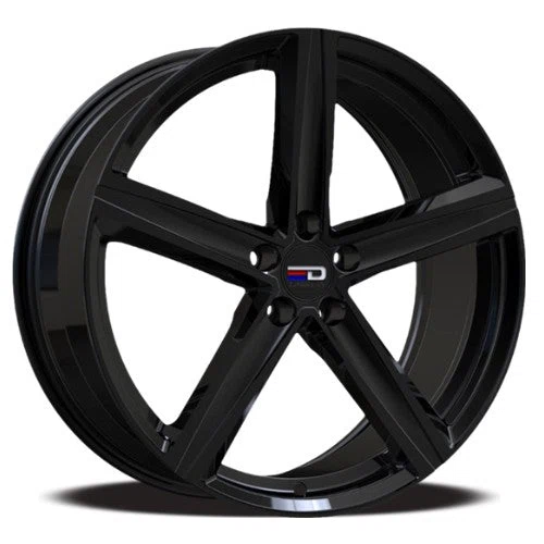 Euro Design – Spa – Black – 17″x7.5″ 35mm – All weather Wheels – S1775F3566GB