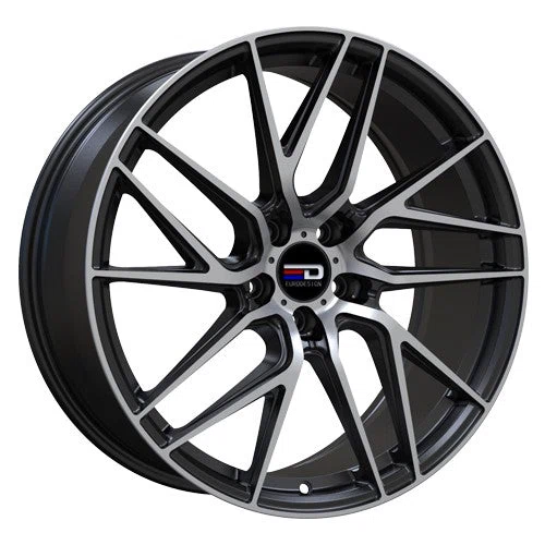 Euro Design – Tech – Black – 18″x8″ 35mm – Summer Wheels – T188F35667MBM