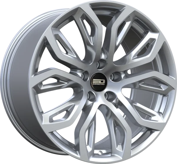 Euro Design – Tillman – Silver – 20″x10″ 40mm – All weather Wheels – TIL2010J4074HS