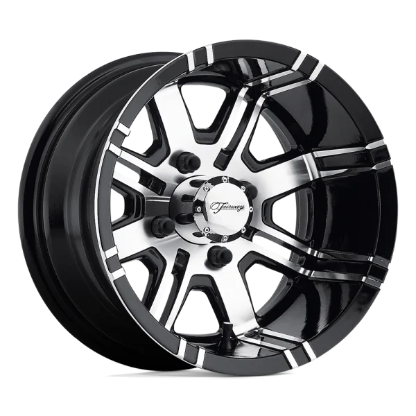 Fairway Alloys – FA119 AGGRESSOR – Black – 12″x7″ -40mm – Summer Wheels – FA-119-M