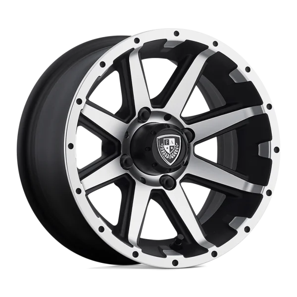 Fairway Alloys – FA136 REBEL – Black – 14″x6.5″ -23mm – Summer Wheels – FA-136-M