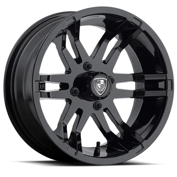 Fairway Alloys – FA140 FLEX – Black – 14″x6.5″ -20mm – All weather Wheels – FA-140-B