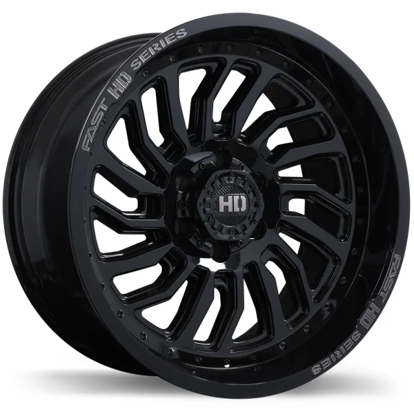 Fast HD – D-STRUCT – Black – 20″x10″ -15mm – All weather Wheels – F267-2000-83BH-15C842