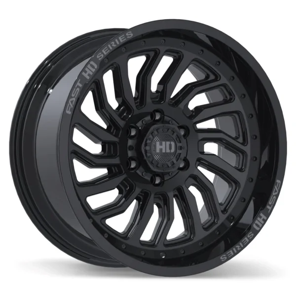 Fast HD – D-STRUCT – Black – 20″x10″ -15mm – All weather Wheels – F267-2000-36BH-15C871