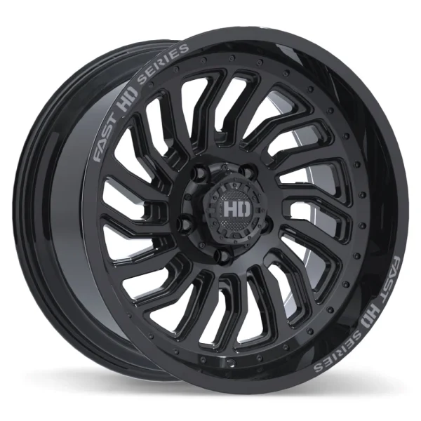 Fast HD – D-STRUCT – Black – 20″x10″ -15mm – All weather Wheels – F267-2000-85BH-15C778