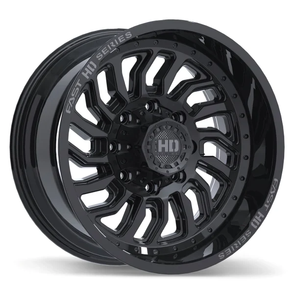 Fast HD – D-STRUCT – Black – 20″x10″ -15mm – All weather Wheels – F267-2000-70BH-15C251