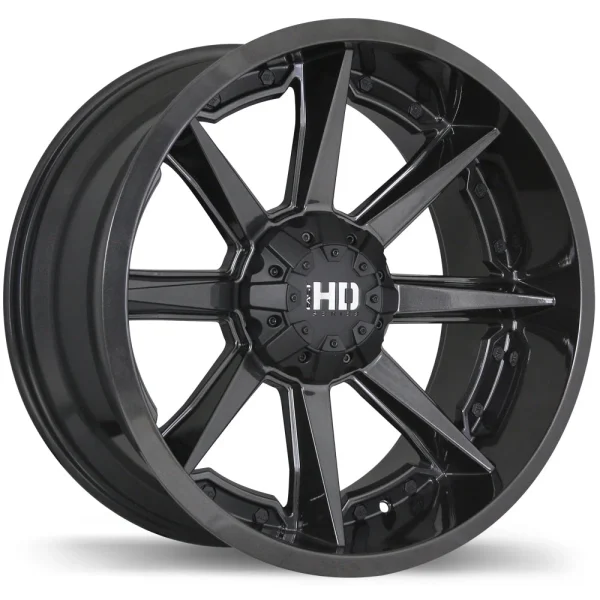 Fast HD – Grinder – Gunmetal – 20″x10″ -13mm – All weather Wheels – F216-2000-89ME-13C061