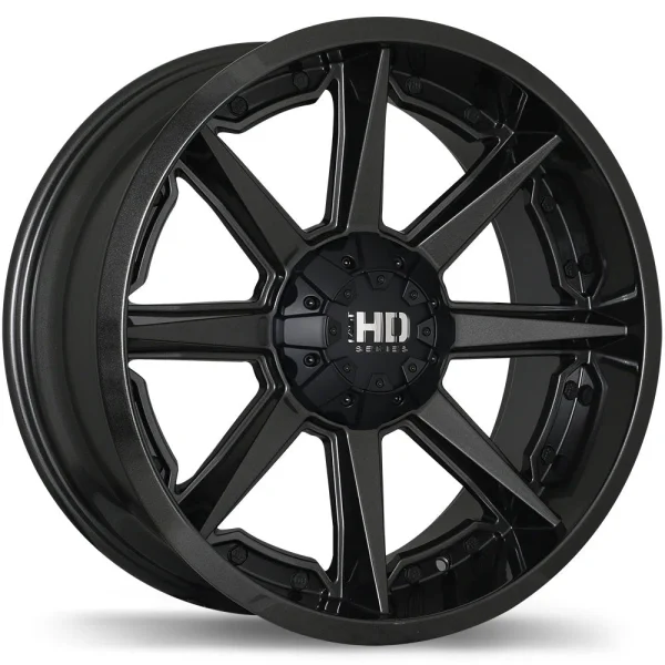 Fast HD – Grinder – Gunmetal – 20″x9″ 20mm – All weather Wheels – F216-2090-89ME+20C061
