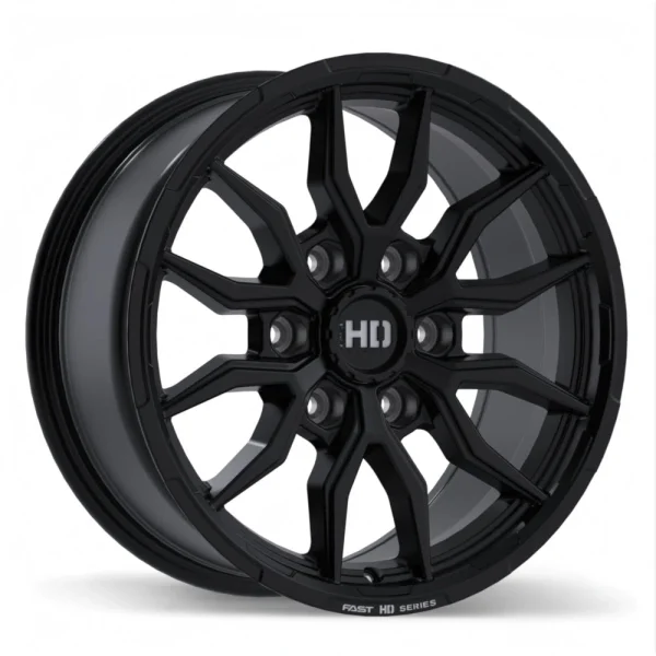 Fast HD – Grit – Black – 17″x8″ 24mm – Summer Wheels – F279-1780-83BT+24C061