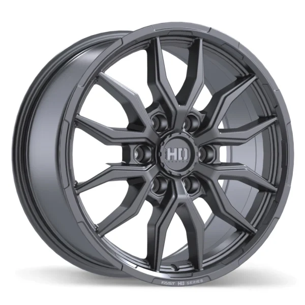 Fast HD – Grit – Gunmetal – 18″x8.5″ 44mm – All weather Wheels – F279-1885-36MT+44C871