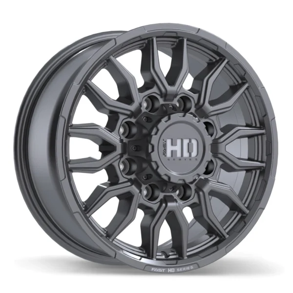 Fast HD – Grit – Gunmetal – 17″x7.5″ 44mm – All weather Wheels – F279-1775-98MT+44C244