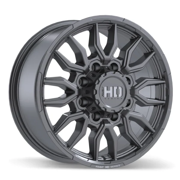 Fast HD – Grit – Gunmetal – 17″x7.5″ 42mm – All weather Wheels – F279-1775-82MT+42C211