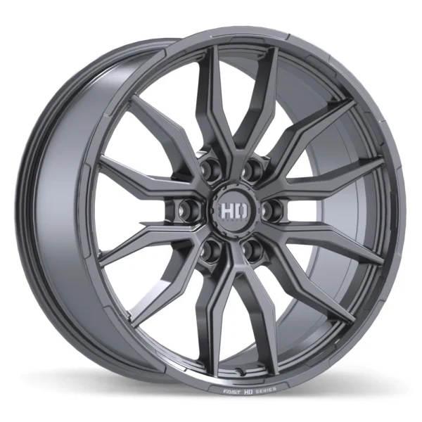 Fast HD – Grit – Gunmetal – 20″x9″ 20mm – All weather Wheels – F279-2090-83MT+20C780