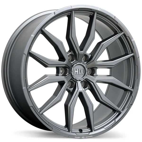 Fast HD – Grit – Gunmetal – 22″x9.5″ 44mm – All weather Wheels – F279-2295-36MT+44C871