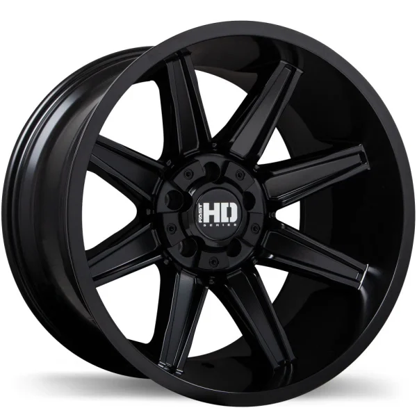 Fast HD – HAVOK – Black – 20″x12″ -44mm – All weather Wheels – F262-2020-28BT-44C871