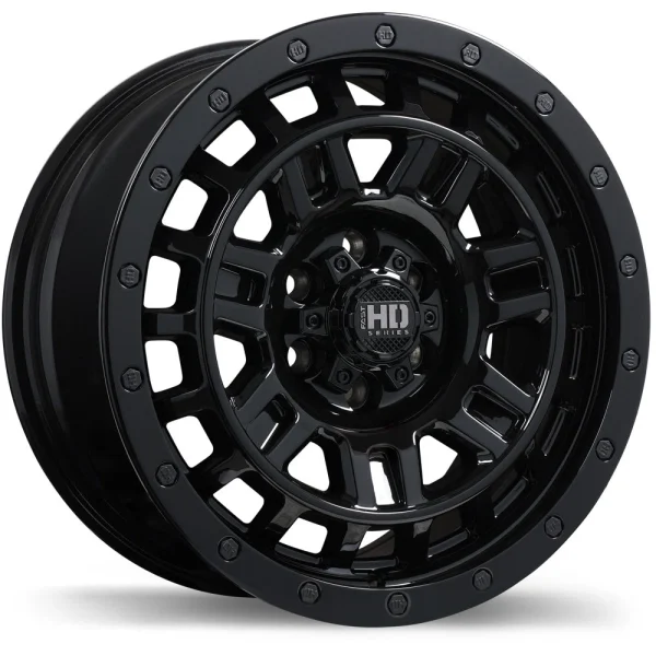 Fast HD – K-O – Black – 16″x8″ 30mm – All weather Wheels – F268-1680-63BN+30C661
