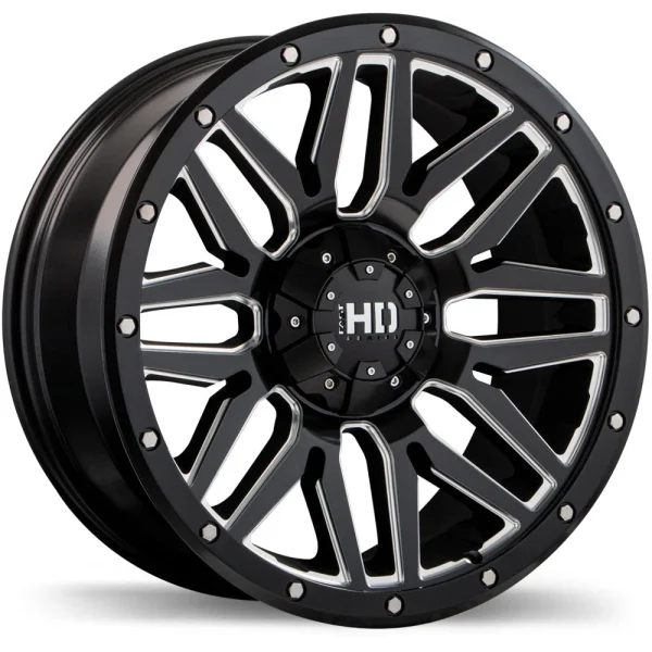 Fast HD – Menace – Black – 17″x8″ 15mm – Summer Wheels – F240-1780-28FH+15C871