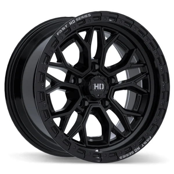 Fast HD – Muramasa – Black – 17″x9″ 0mm – All weather Wheels – F276-1790-73BH+00C715