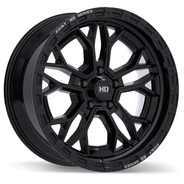 Fast HD – Muramasa – Black – 20″x9″ 0mm – All weather Wheels – F276-2090-73BH+00C715