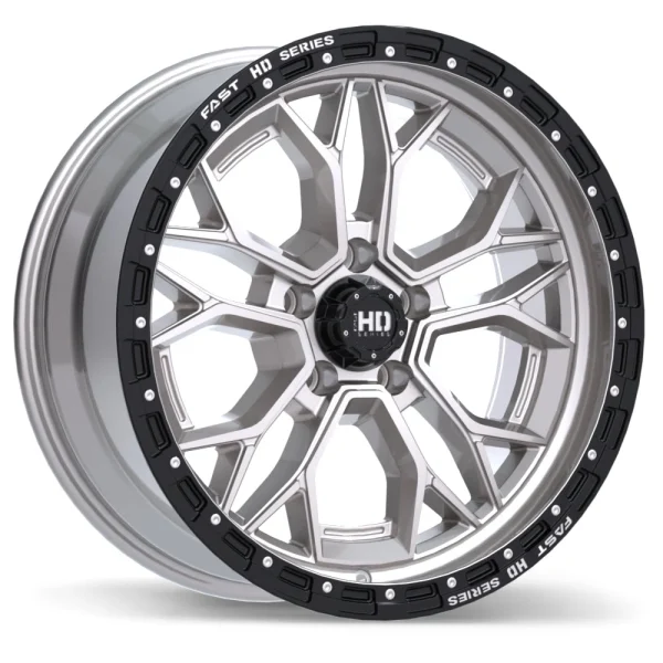 Fast HD – Muramasa – Silver – 20″x9″ 0mm – All weather Wheels – F276-2090-73SB+00C715