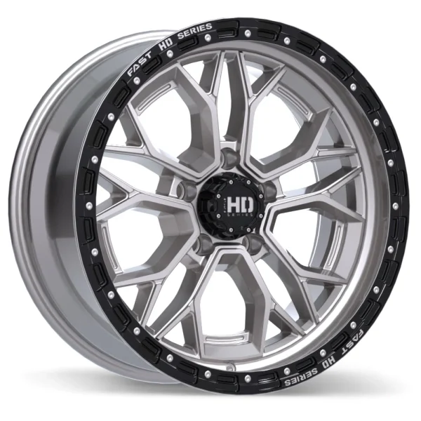 Fast HD – Muramasa – Silver – 20″x9″ 0mm – All weather Wheels – F276-2090-85SB+00C778