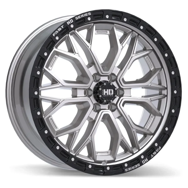 Fast HD – Muramasa – Silver – 20″x9″ 30mm – All weather Wheels – F276-2090-63SB+30C661