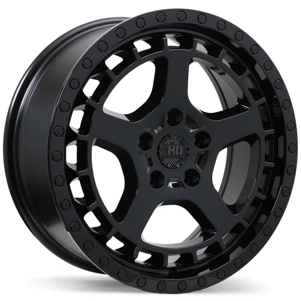 Fast HD – Overland – Black – 17″x7.5″ 45mm – All weather Wheels – F266-1775-73BN+45C715