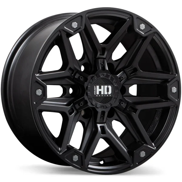 Fast HD – RECON – Black – 16″x8″ 10mm – All weather Wheels – F259-1680-83BT+10C780