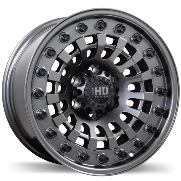 Fast HD – Shred – Gunmetal – 17″x9″ 0mm – All weather Wheels – F264-1790-83MN+00C061