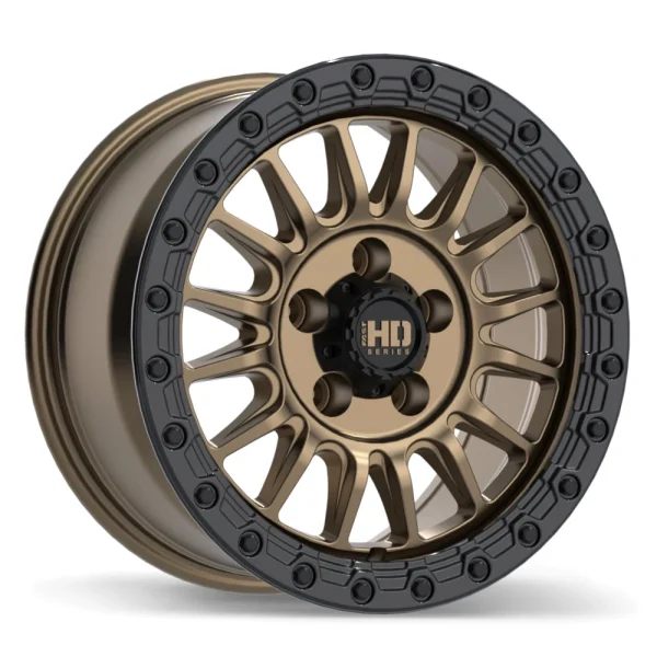 Fast HD – Surge – Bronze – 17″x8.5″ 24mm – All weather Wheels – F285-1785-73ZB+24C715
