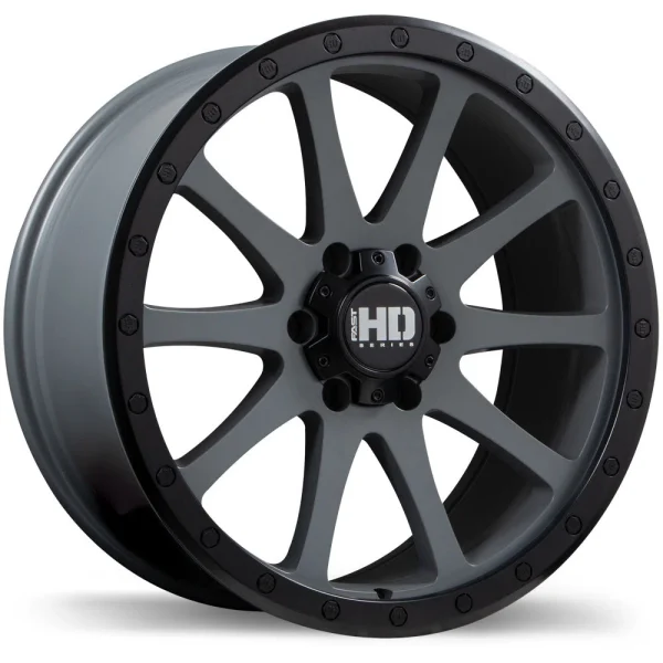 Fast HD – Throttle – Grey – 17″x9″ 25mm – All weather Wheels – F256-1790-83GB+25C778