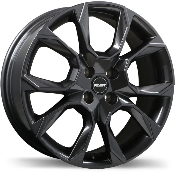 Fast Wheels – Aventure – Gunmetal – 16″x6.5″ 40mm – All weather Wheels – F250N-1665-49MN+40C601
