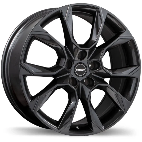 Fast Wheels – Aventure – Gunmetal – 16″x6.5″ 35mm – All weather Wheels – F250N-1665-65MN+35C661