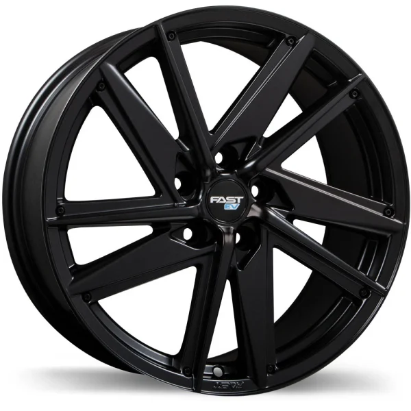 Fast Wheels – EV01 – Black – 16″x6.5″ 49mm – All weather Wheels – FE01H-1665-65BT+49C671