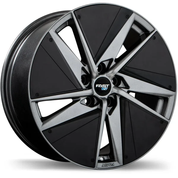 Fast Wheels – EV01(+) – Black – 18″x8.5″ 40mm – All weather Wheels – FE01E(+)-1885-65TN+40C702