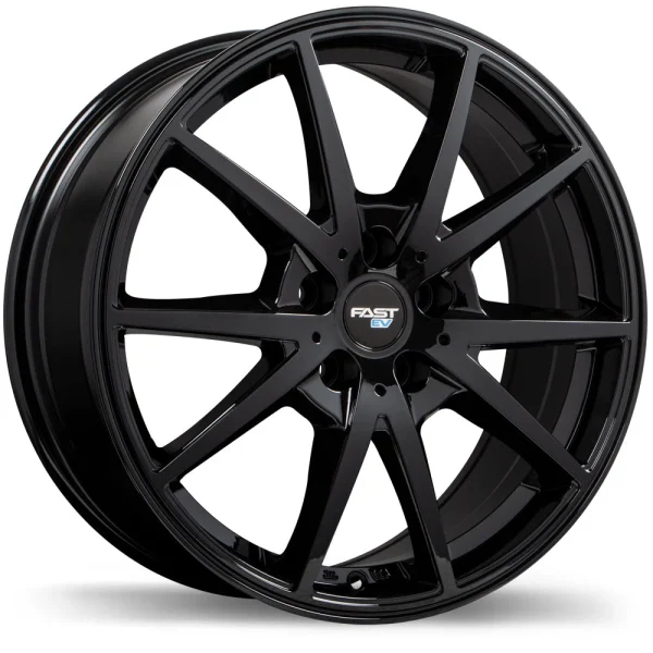 Fast Wheels – EV02 – Black – 17″x7″ 41mm – All weather Wheels – FE02G-1770-15BN+41C566
