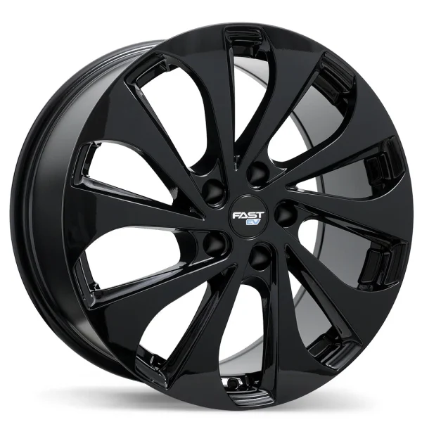 Fast Wheels – EV05 – Black – 18″x7.5″ 40mm – All weather Wheels – FE05-1875-65BN+40F601
