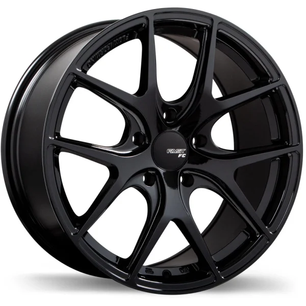 Fast Wheels – FC04 – Black – 17″x8″ 35mm – All weather Wheels – FC04-1780-12BE+35C726