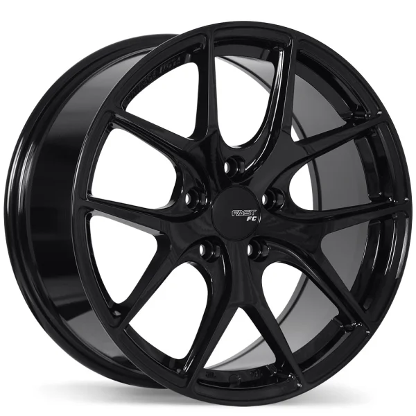 Fast Wheels – FC04 – Black – 17″x8″ 35mm – All weather Wheels – FC04-1780-80BE+35C726