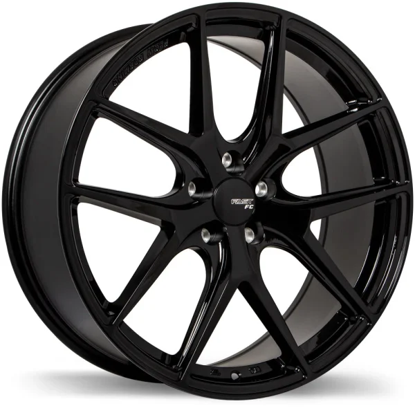 Fast Wheels – FC04 – Black – 17″x8″ 35mm – All weather Wheels – FC04A-1780-80BE+35C726