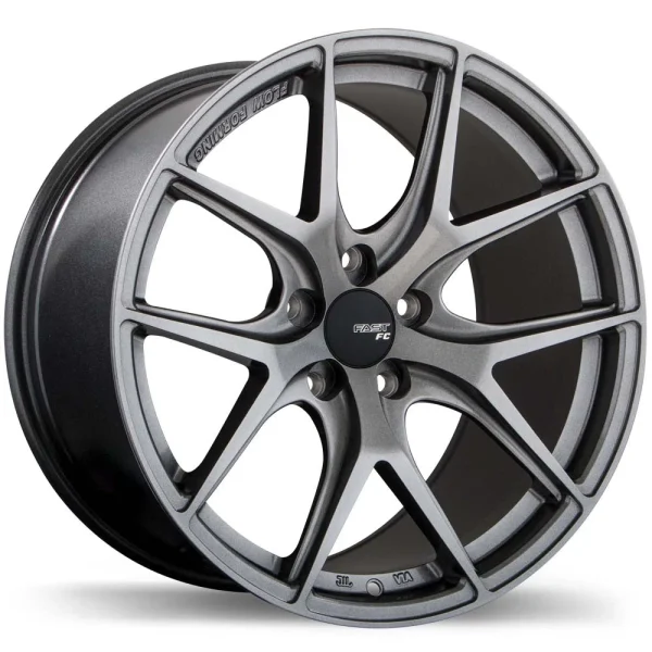 Fast Wheels – FC04 – Grey – 19″x9.5″ 35mm – All weather Wheels – FC04A-1995-80TN+35C726