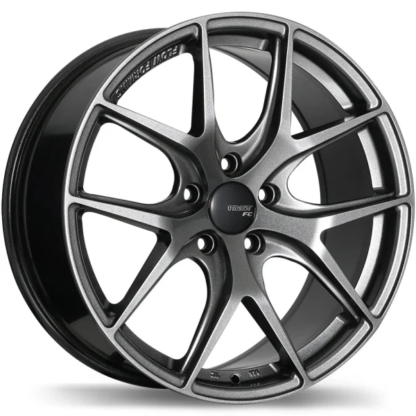 Fast Wheels – FC04 – Grey – 17″x8″ 35mm – All weather Wheels – FC04-1780-65TN+35E726
