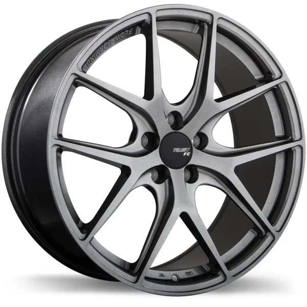 Fast Wheels – FC04 – Grey – 17″x8″ 35mm – All weather Wheels – FC04A-1780-31TN+35C726