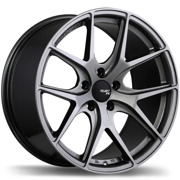 Fast Wheels – FC04 – Grey – 18″x9″ 30mm – All weather Wheels – FC04-1890-44TN+30C726