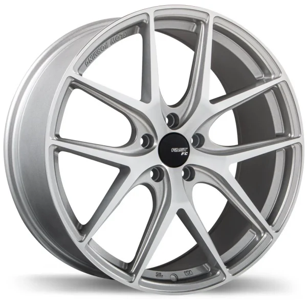 Fast Wheels – FC04 – Silver – 18″x8″ 40mm – Summer Wheels – FC04-1880-65SG+40C726