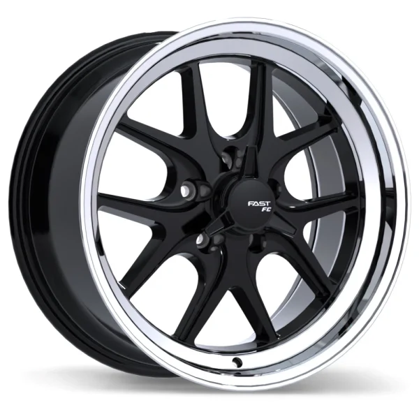 Fast Wheels – FC04V – Black – 17″x9″ 0mm – Summer Wheels – FC04V-1790-65BP+00C703