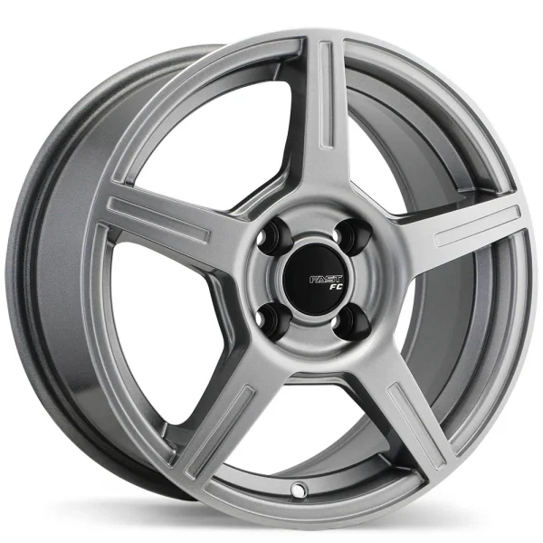 Fast Wheels – FC07 – Silver – 15″x7″ 40mm – All weather Wheels – FC07-1570-49PN+40C541