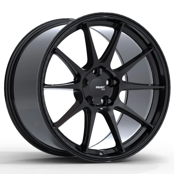 Fast Wheels – FC08 – Black – 18″x10.5″ 38mm – All weather Wheels – FC08A-1805-80BN+38C726