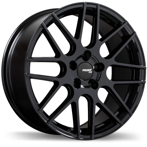Fast Wheels – FC12 – Black – 18″x8″ 35mm – All weather Wheels – FC12A-1880-80BE+35C726