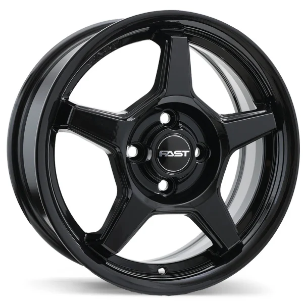 Fast Wheels – Flair – Black – 15″x6″ 40mm – All weather Wheels – F272-1560-49BN+40C566